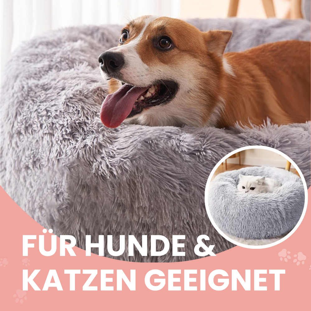 Rundes Donut-Haustierbett – Geborgenheit, Komfort & pure Entspannung