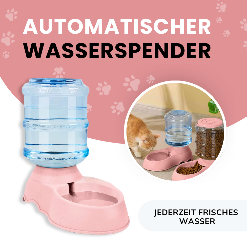 Automatischer Futter- & Wasserspender – Immer bestens versorgt!