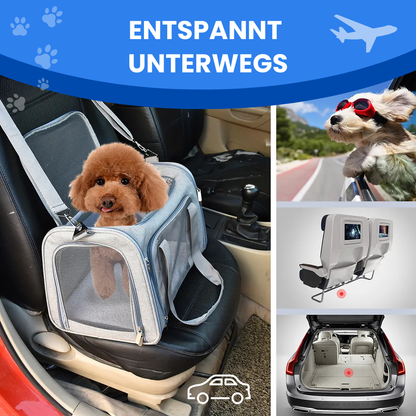 Transporttasche für Katzen & Hunde - Rundum-Öffnung für leichten Einstieg