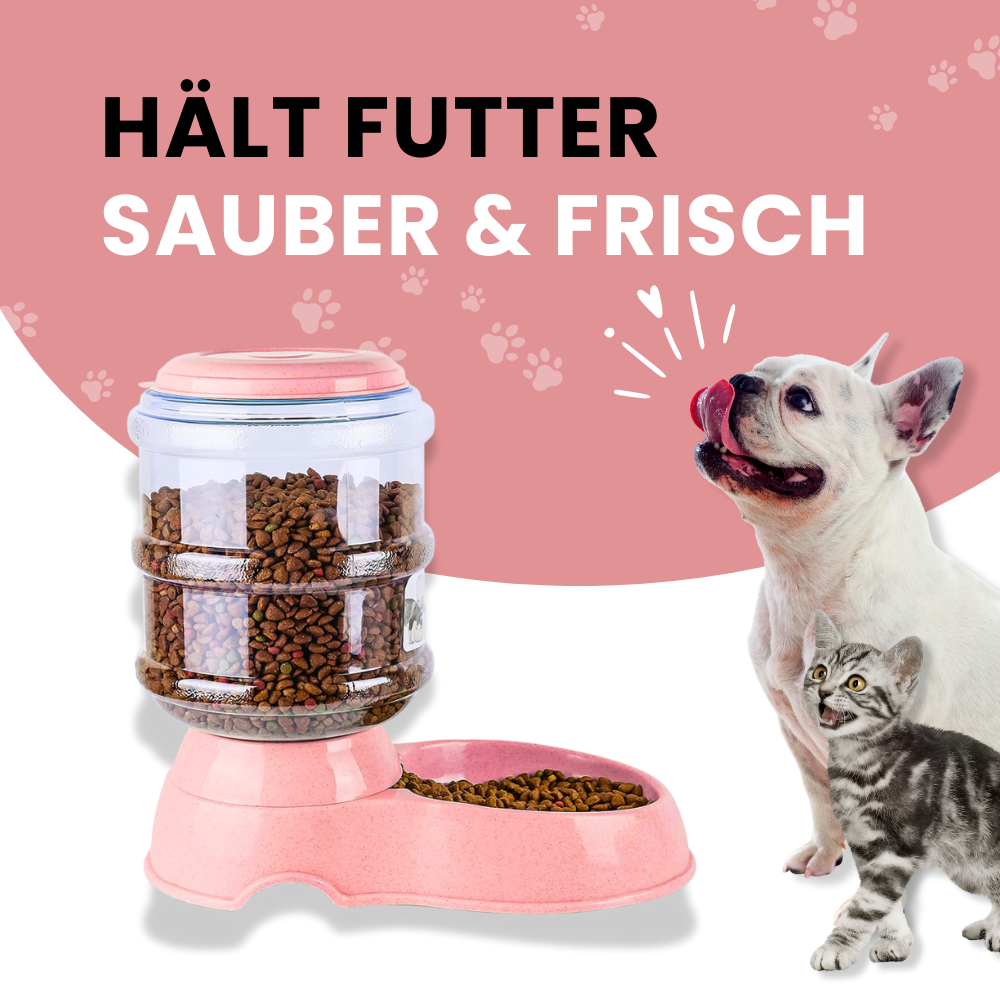 Automatischer Futter- & Wasserspender – Immer bestens versorgt!